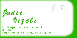 judit vizeli business card